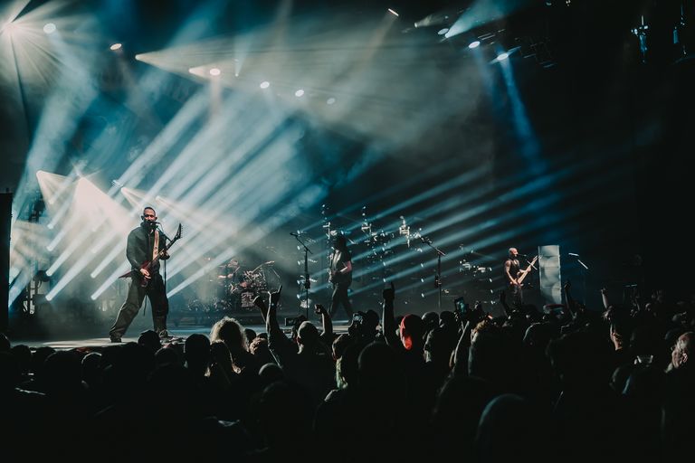 Trivium performing live at AEC Theatre in Adelaide